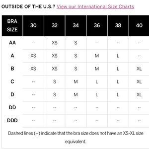 25 off victorias secret intimates sleepwear victorias secret bra size chart victoria s secret